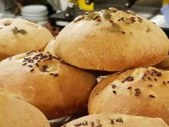 handmade freshly baked bread